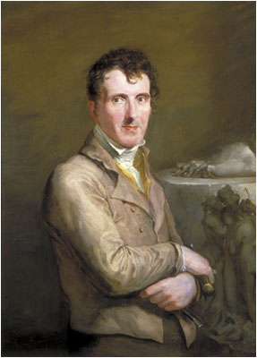 Antonio Canova painted in 1817